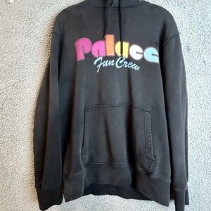 Palace Skateboards Fun Crew Hooded Sweatshirt Size Medium box logo Thick Cotton
